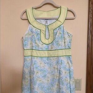 Lilly Pulitzer White lablel embroidered dress